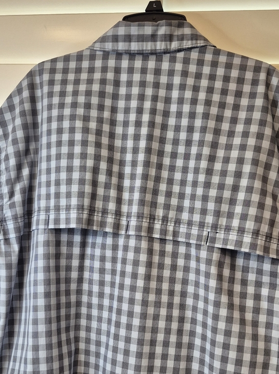 Carhartt Force Men's Blue and Gray Plaid Button Down  Shirt Sz Large - Picture 3 of 5